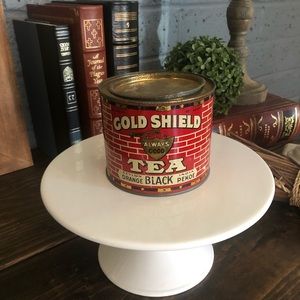 Vintage Tea Tin with lid